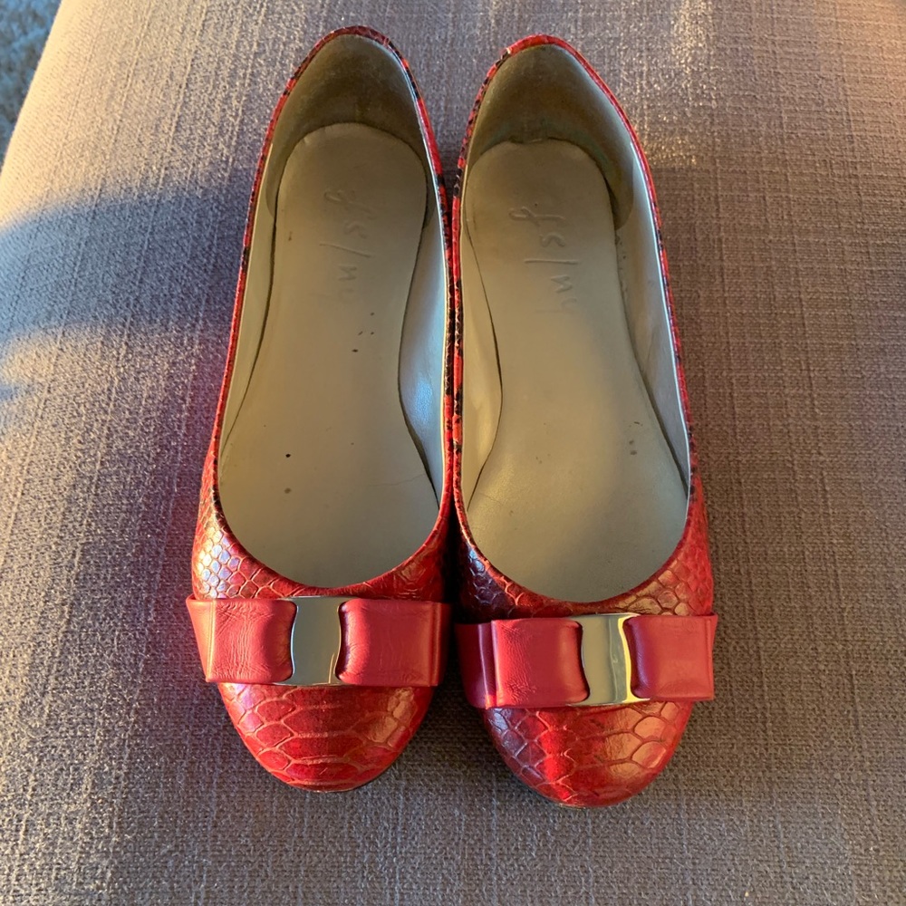 SALE🌟French sole nyc flats with a bow